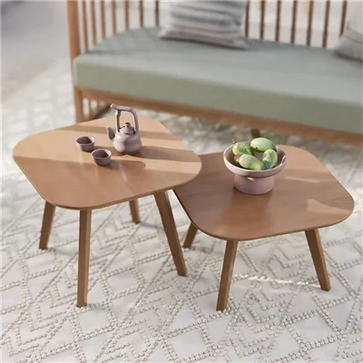 میز قهوه خوری چوبی کوچک
